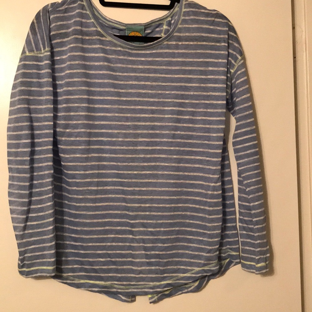 Blue striped long sleeve